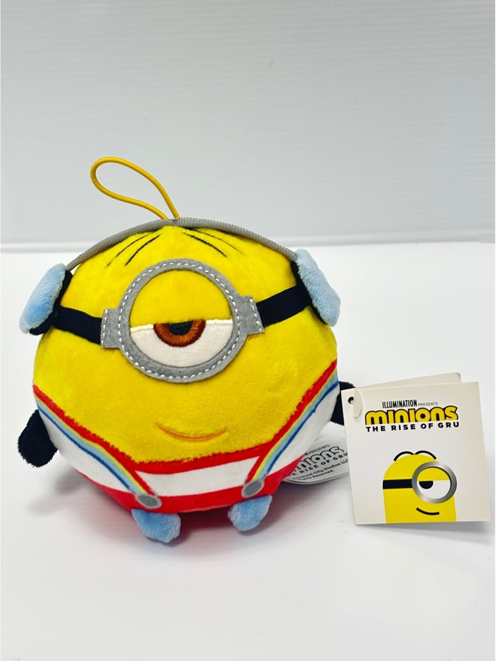 Minions The Rise of Gru Plush Toy - Stuart Minion Round Soft Plush Toy -NEW